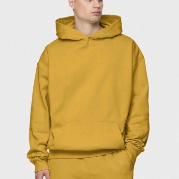 Dressing Hub Exclusive: Mustard Yellow Tracksuit Set for the Modern Man